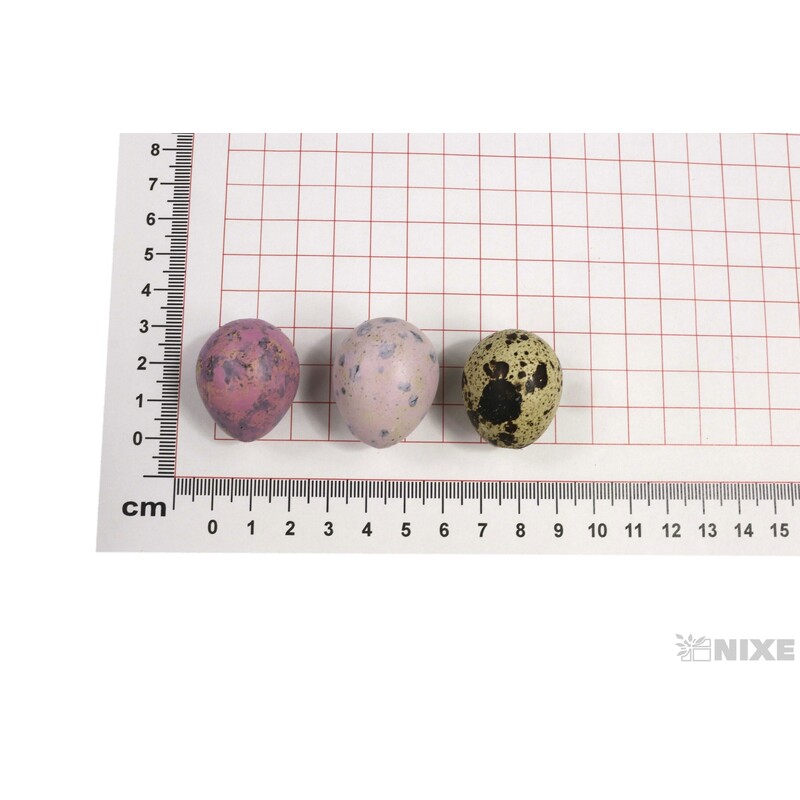 VAJÍČKA KŘEP. 3cm 72ks*MIX BAREV