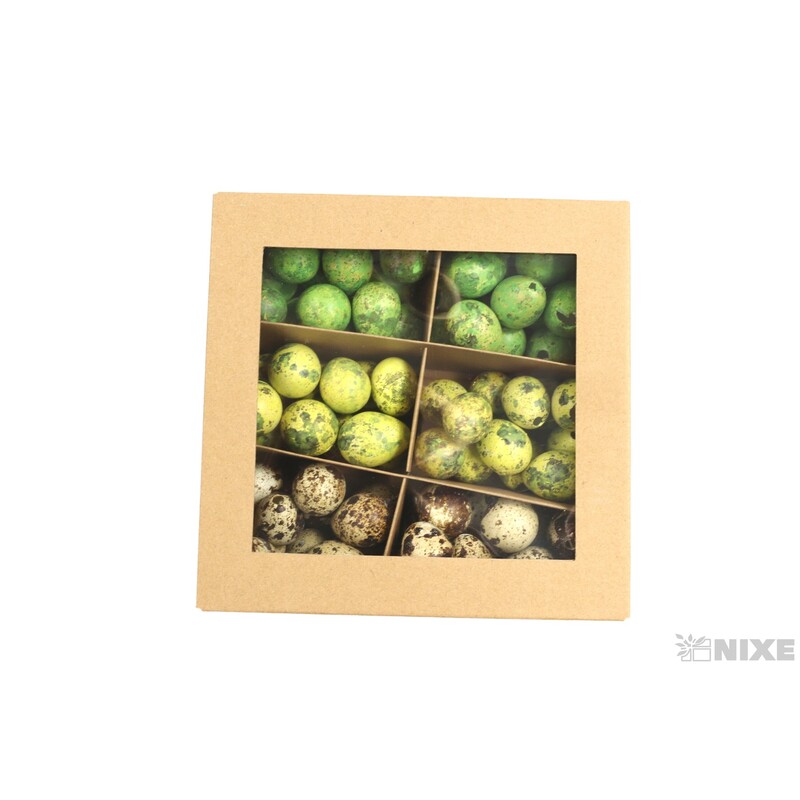 VAJÍČKA KŘEP. 3cm 72ks*MIX BAREV