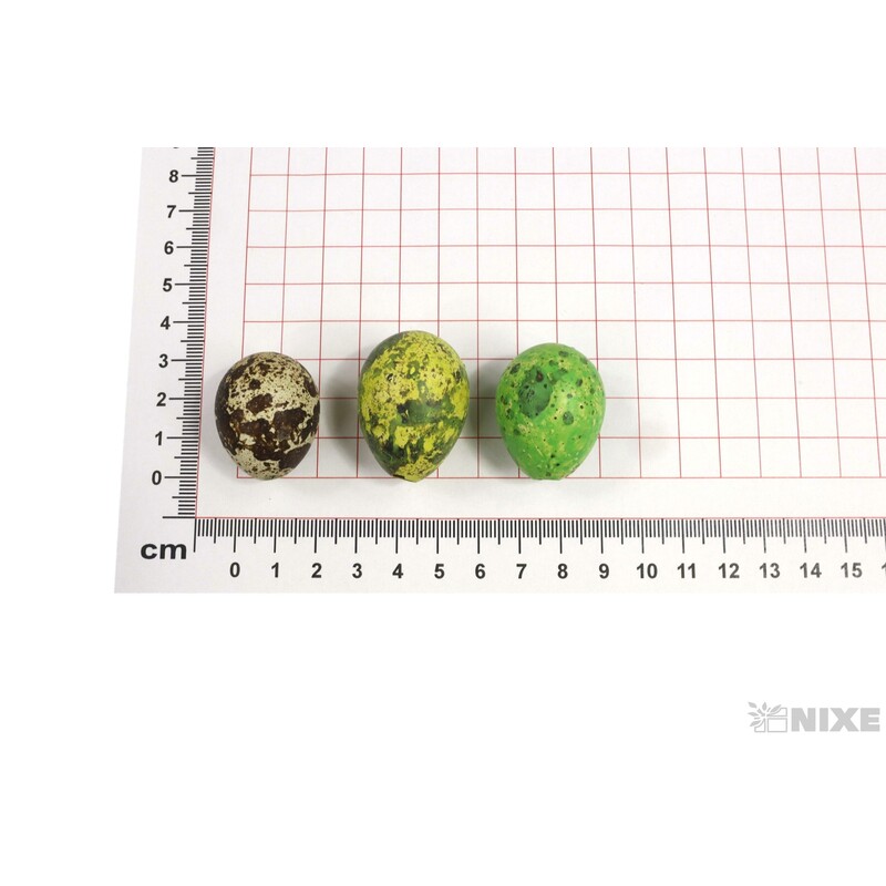 VAJÍČKA KŘEP. 3cm 72ks*MIX BAREV