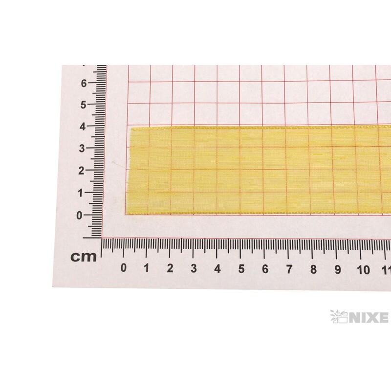 PLÁTNOVÁ STUHA EFEKT 40mmx25m*ŽLUTÁ 108243