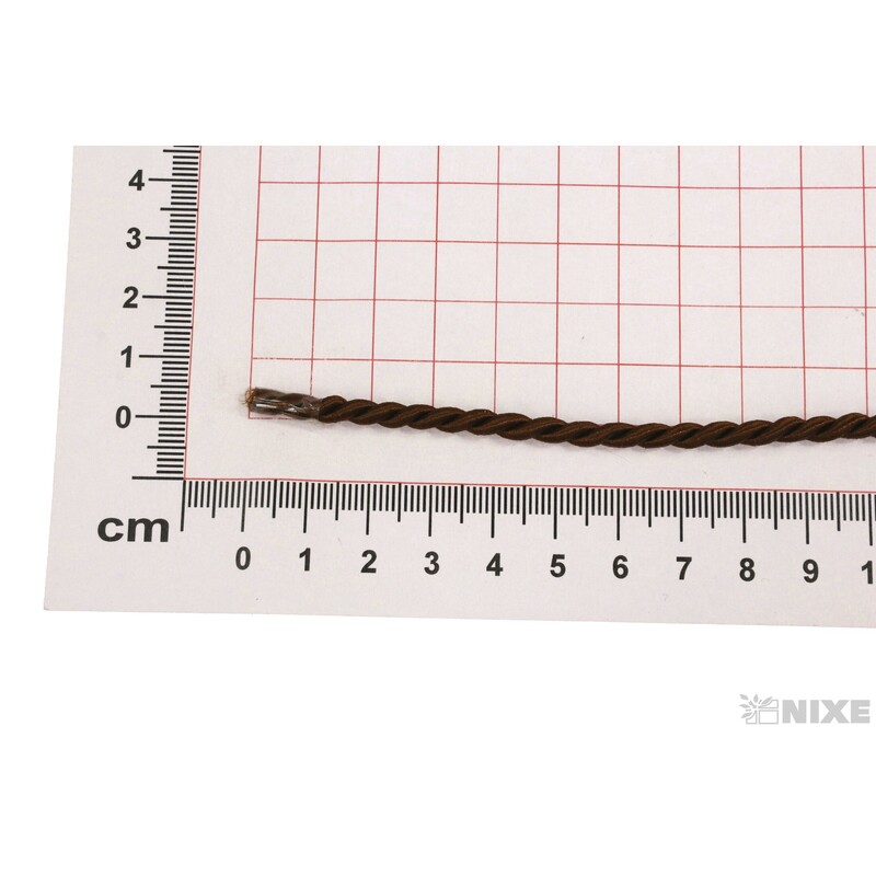 PROVÁZEK 4mmx25m*HNĚDÁ 125