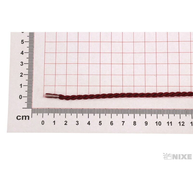 PROVÁZEK 4mmx25m*BORDOVÁ 124