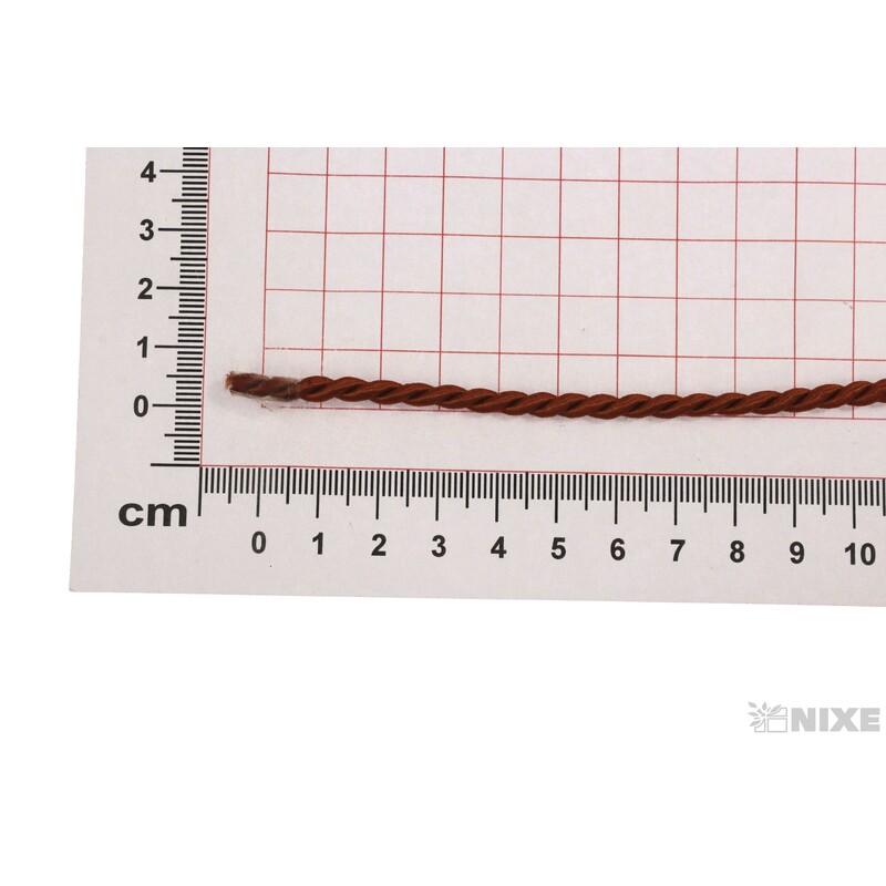 PROVÁZEK 4mmx25m*HNĚDÁ SV. 157