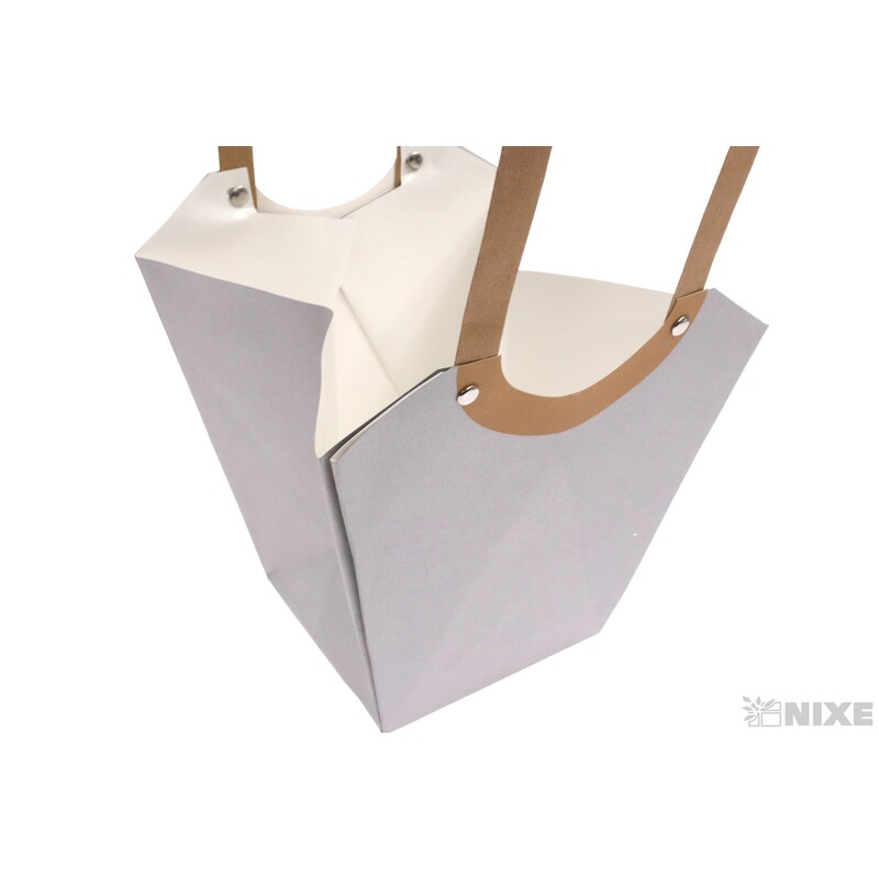 TAŠKA AQUA 11x19x17,5cm*ŠEDÁ