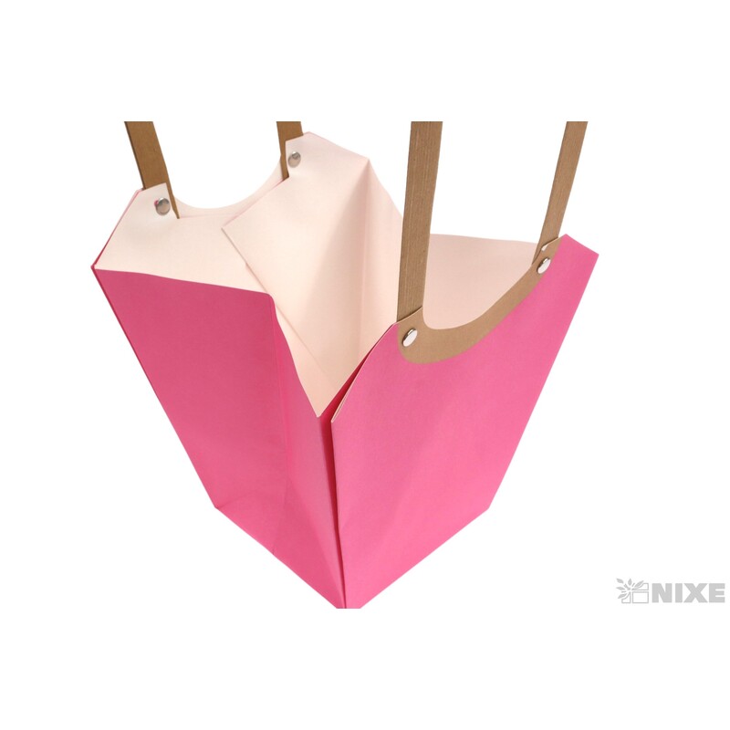 TAŠKA AQUA 11x19x17,5cm*RŮŽOVÁ TM.