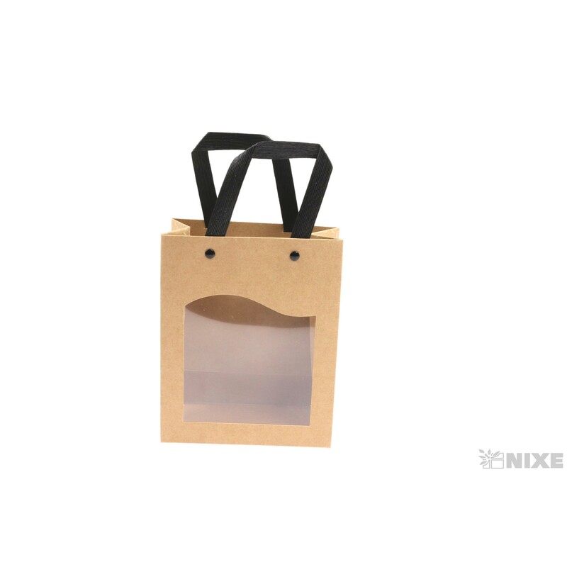 TAŠKA OKNO DELICAT 15x7,5x18,5cm*PŘÍRODNÍ