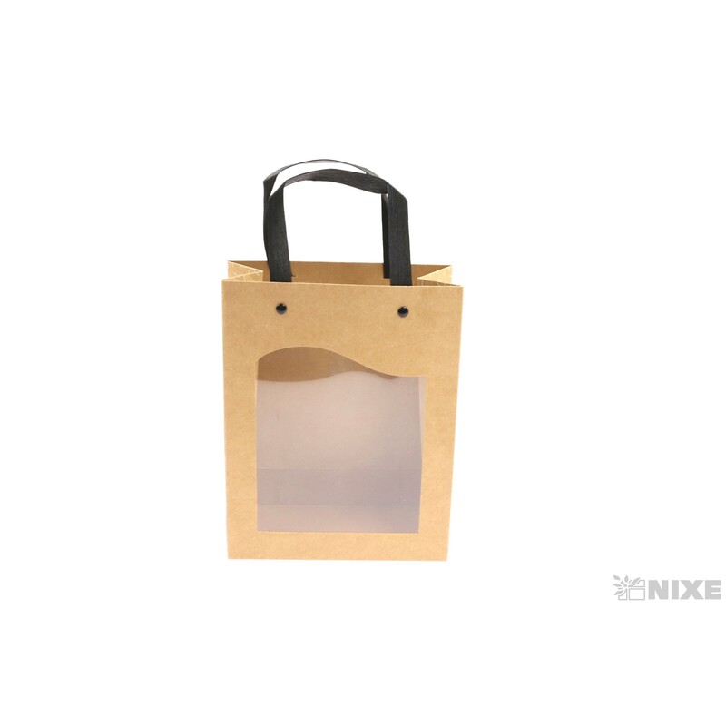 TAŠKA OKNO DELICAT 18x8x23cm*PŘÍRODNÍ