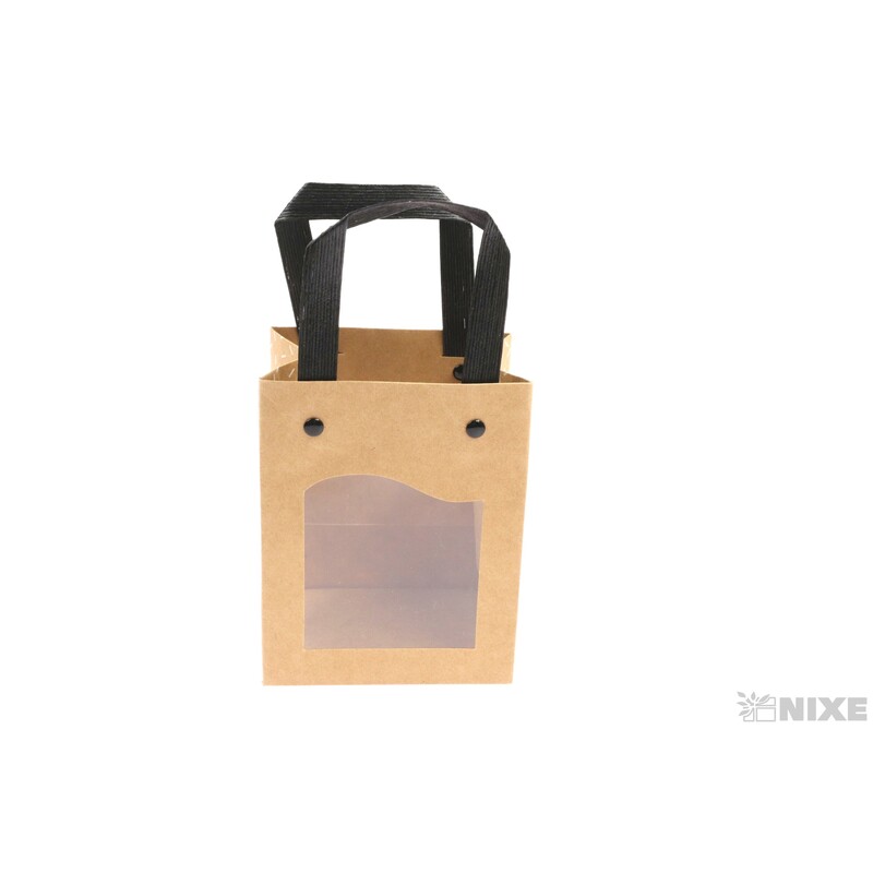 TAŠKA OKNO DELICAT 11x8x14cm*PŘÍRODNÍ