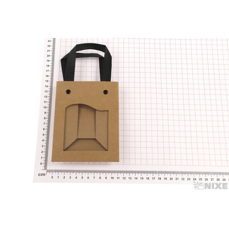 TAŠKA OKNO DELICAT 11x8x14cm*PŘÍRODNÍ