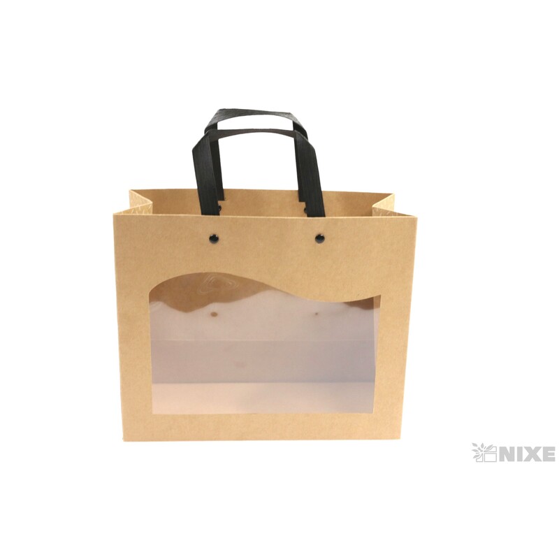 TAŠKA OKNO DELICAT 26x11x21,5cm*PŘÍRODNÍ