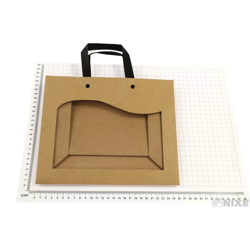 TAŠKA OKNO DELICAT 26x11x21,5cm*PŘÍRODNÍ