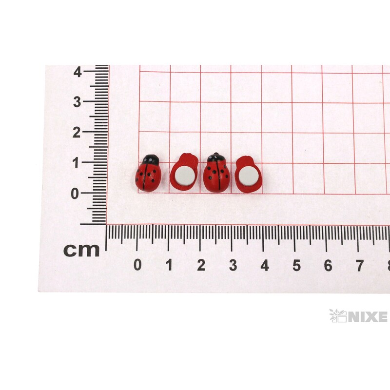 BERUŠKA NALEPOVACÍ 1,2cm 36ks*ČERVENÁ