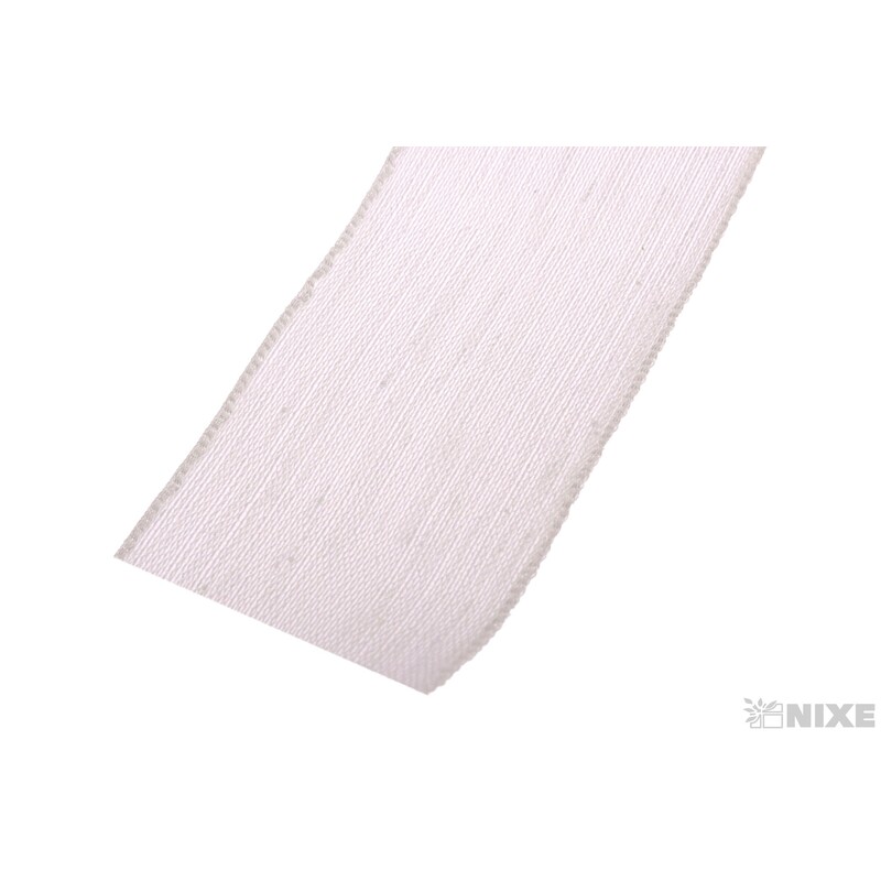 PLÁTNOVÁ STUHA EFEKT 40mmx25m*BÍLÁ 103100