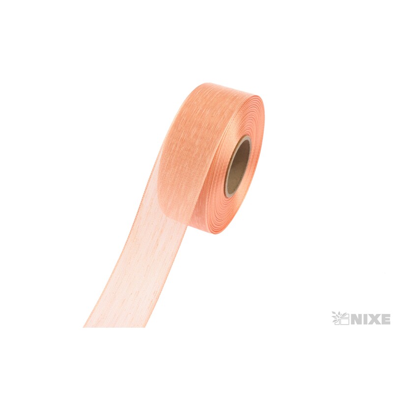 PLÁTNOVÁ STUHA EFEKT 40mmx25m*ORANŽOVÁ 108220