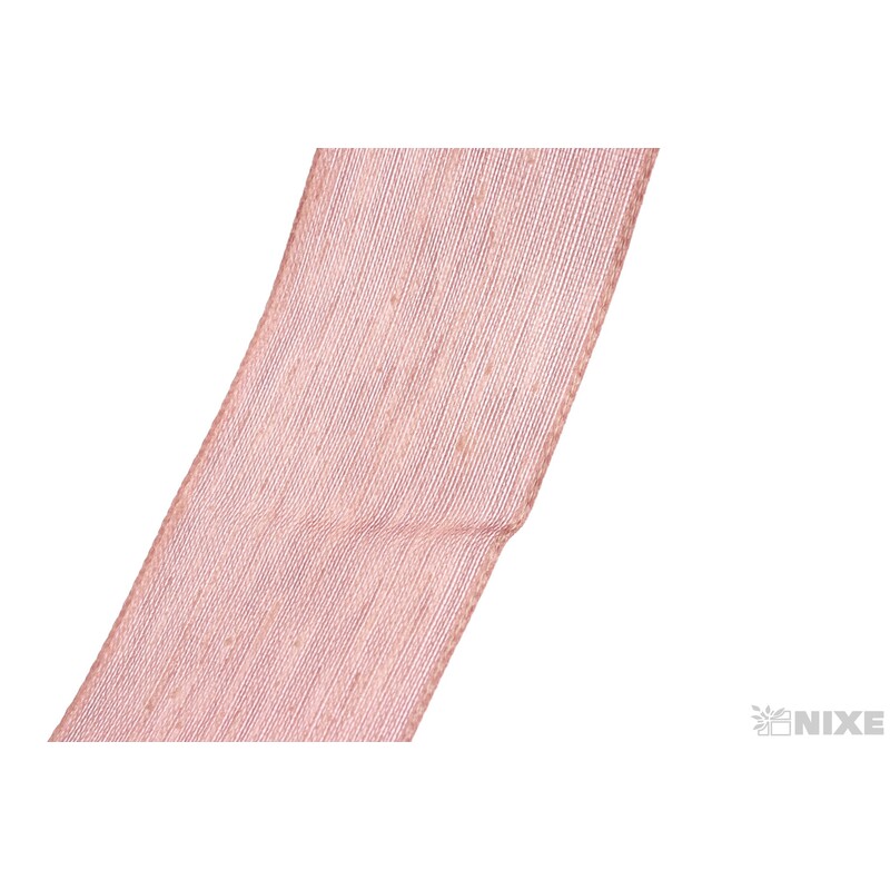 PLÁTNOVÁ STUHA EFEKT 40mmx25m*STARORŮŽOVÁ 108607