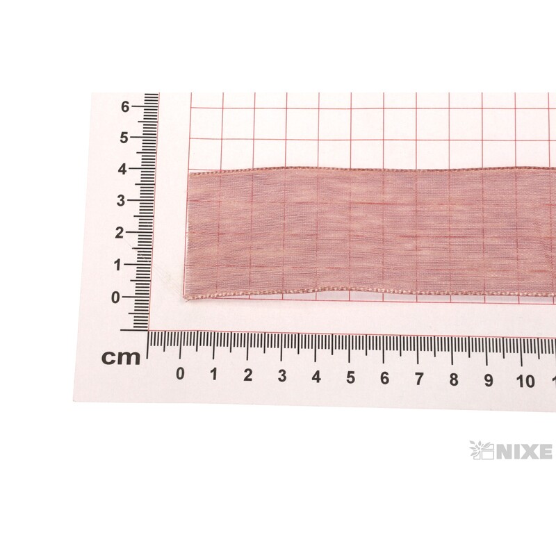 PLÁTNOVÁ STUHA EFEKT 40mmx25m*STARORŮŽOVÁ 108607