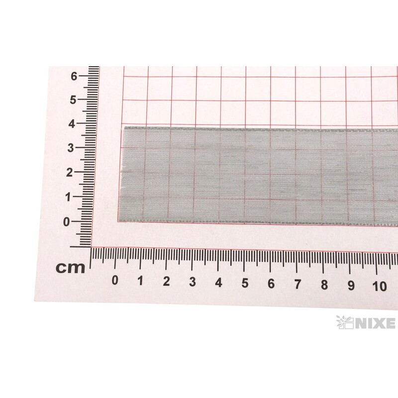 PLÁTNOVÁ STUHA EFEKT 40mmx25m*ŠEDÁ 108841