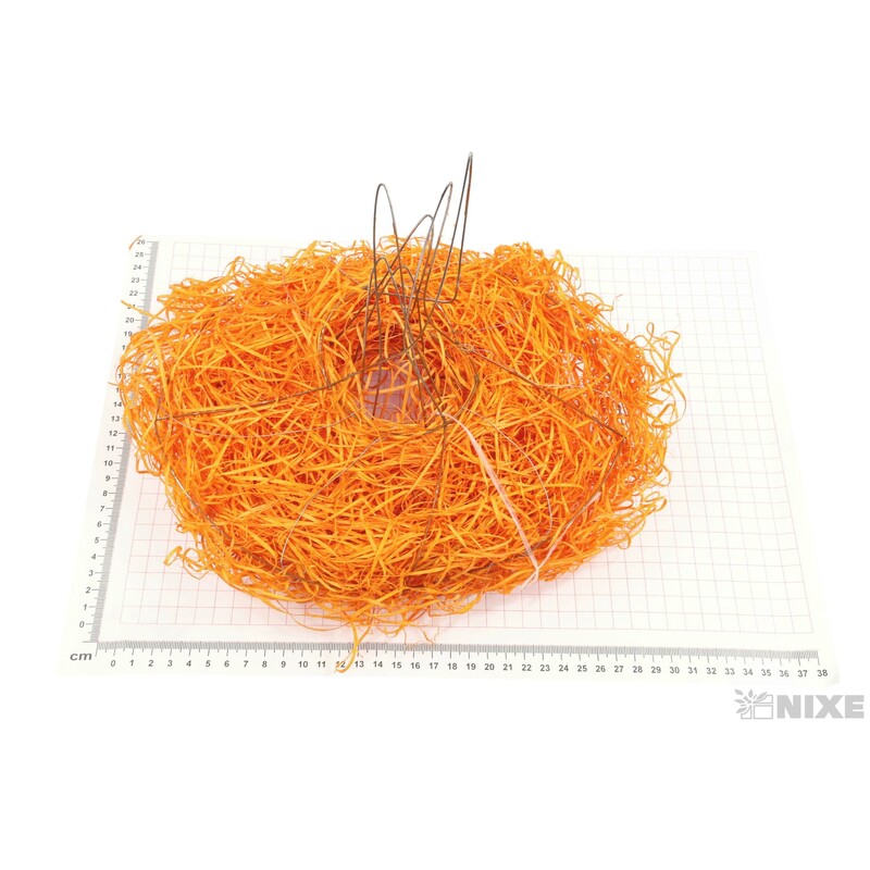 PODLOŽKA HNÍZDO SLÁMA 23cm,18cm a 14cm 3ks*MIX BAREV