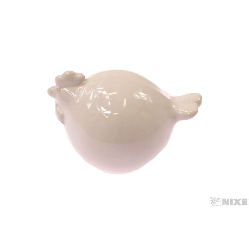 SLEPICE KERAMIKA 8x5cm*BÍLÁ