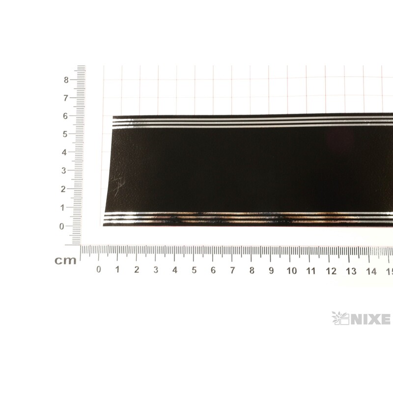 POHŘEBNÍ PÁSEK 60mmx50yd*ČERNÁ+STŘÍBRNÁ