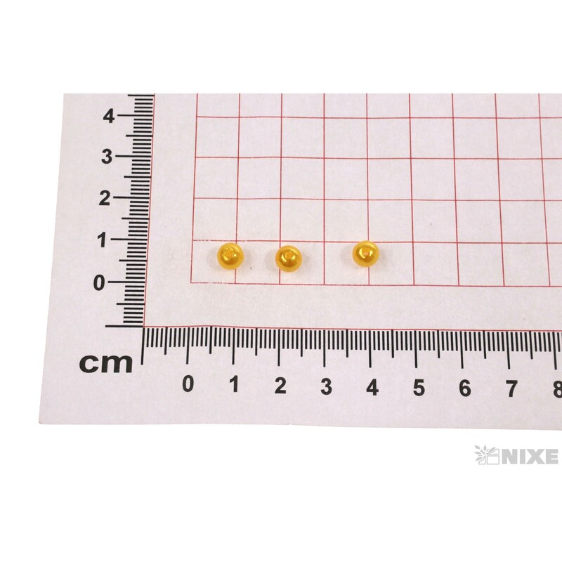 KORÁLKY 6mm 50g*ŽLUTÁ TM.