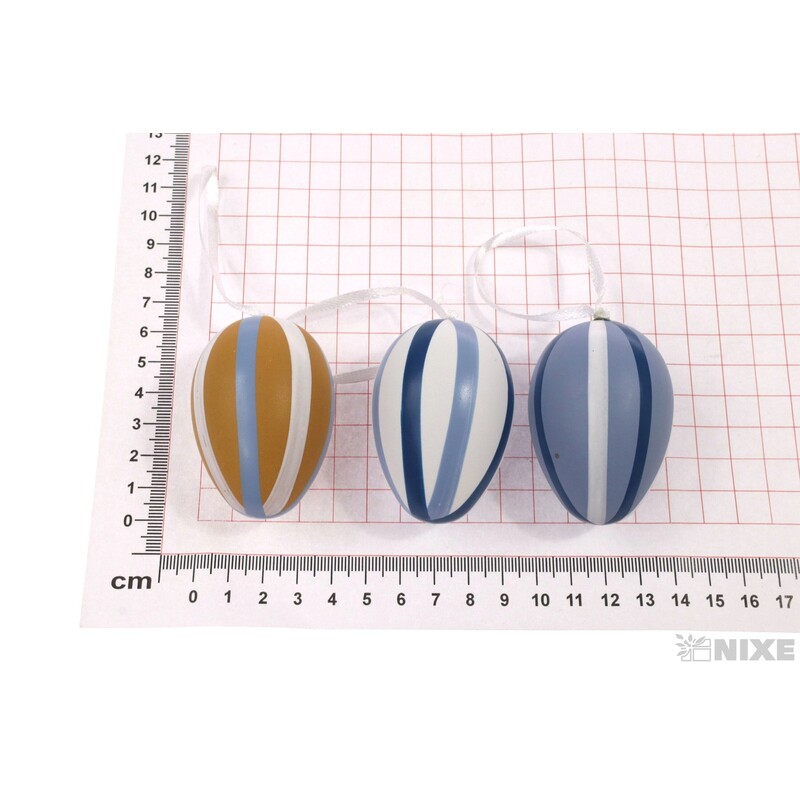 VAJÍČKA 6ks 6cm*MIX BAREV