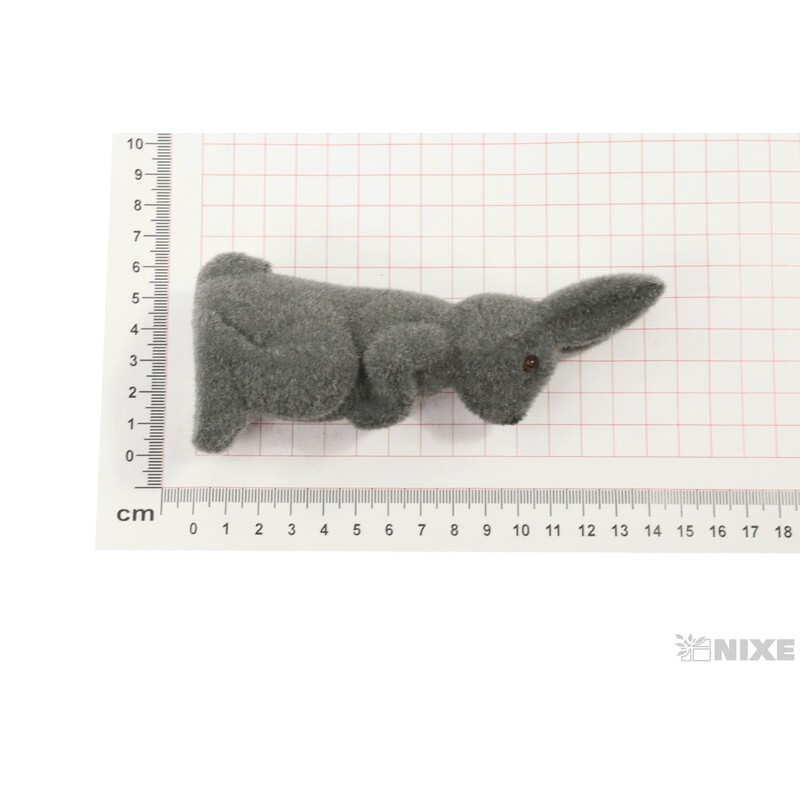 ZAJÍC 5x14cm*ŠEDÁ