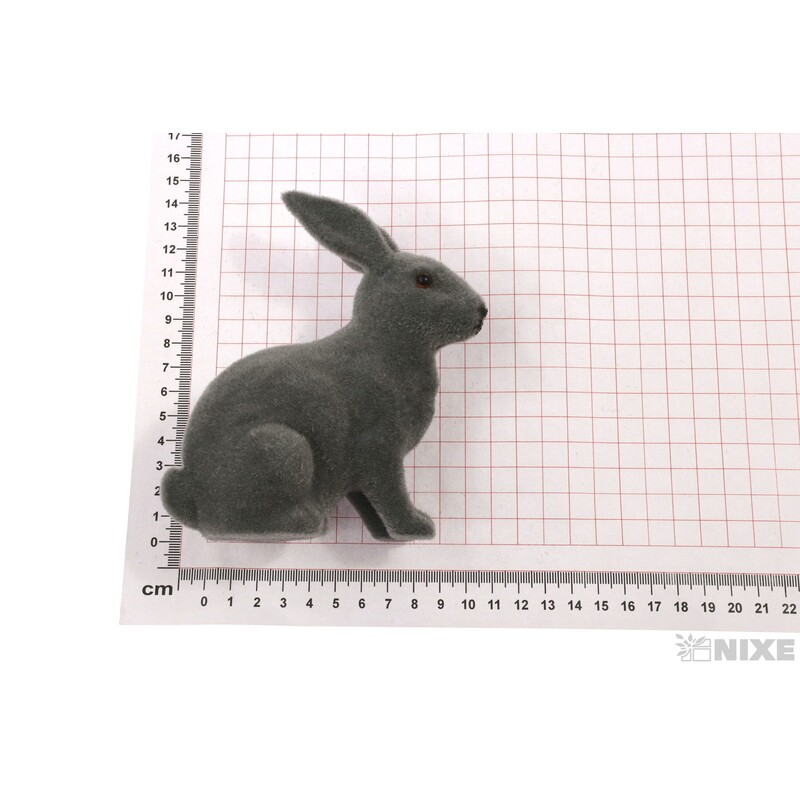 ZAJÍC 5x13cm*ŠEDÁ