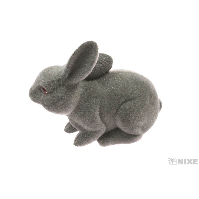 ZAJÍC 17x12cm*ŠEDÁ