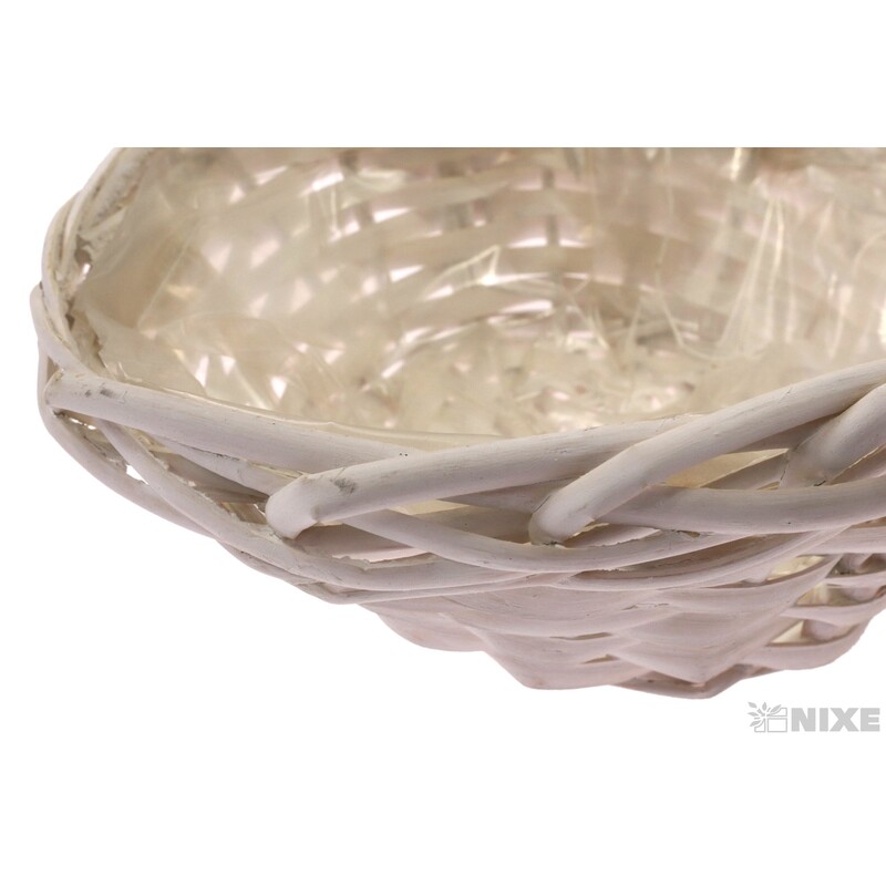 KOŠ 25x19x09cm*BÍLÁ