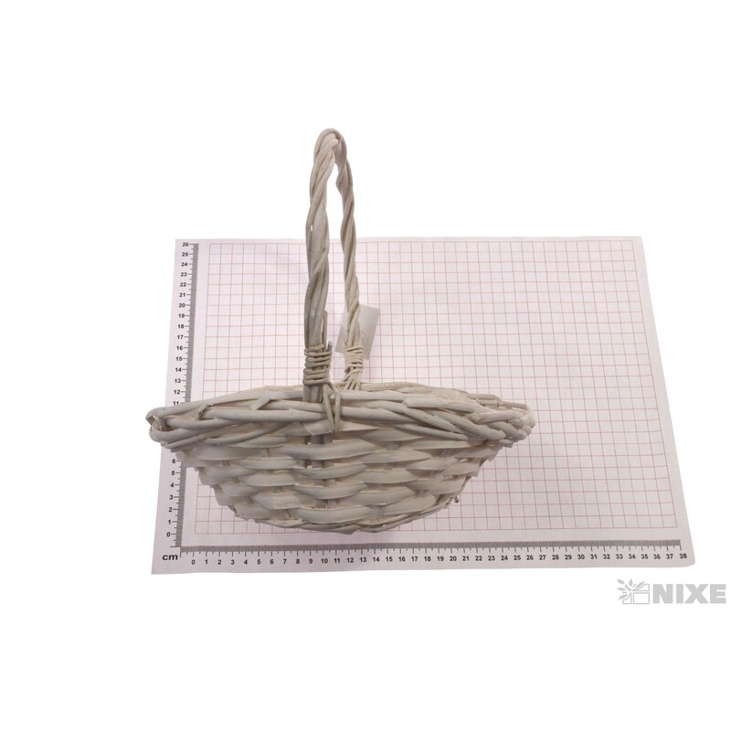 KOŠ 25x19x09cm*BÍLÁ