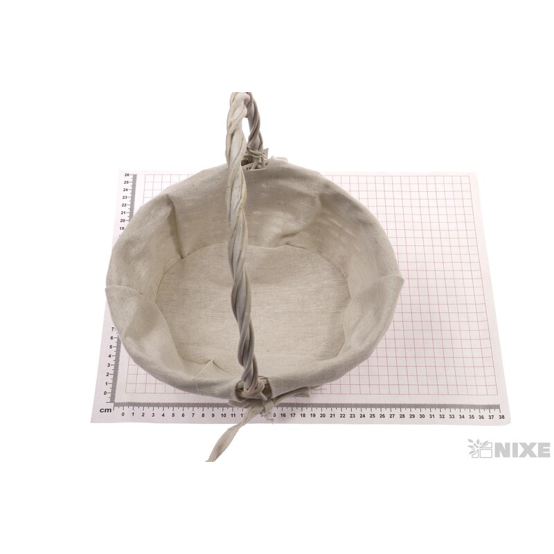 KOŠ 25x29x09cm*BÍLÁ