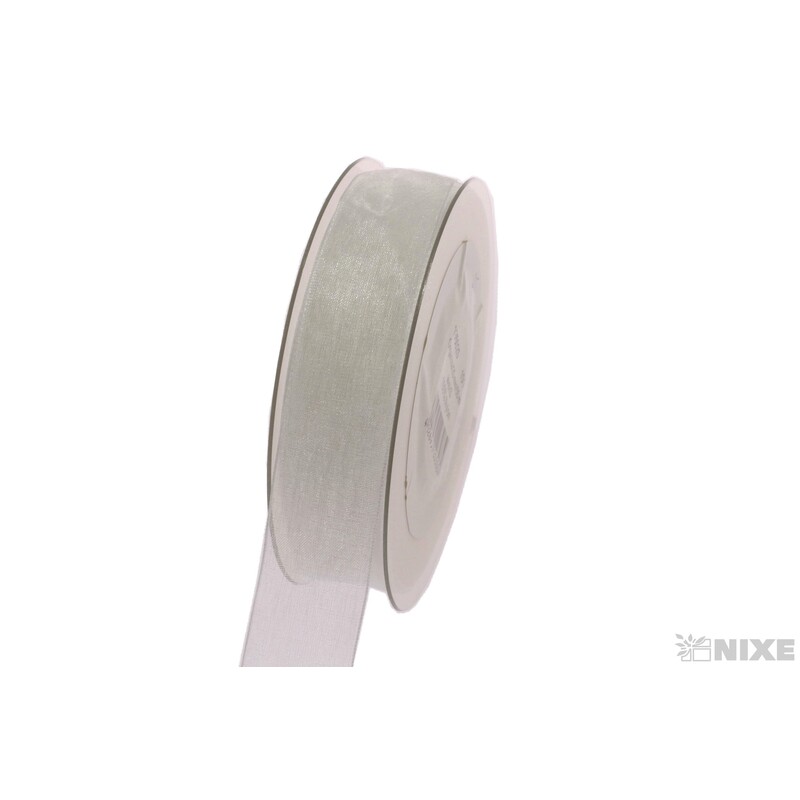STUHA ORGANZA 25mmx50m*BÍLÁ 101