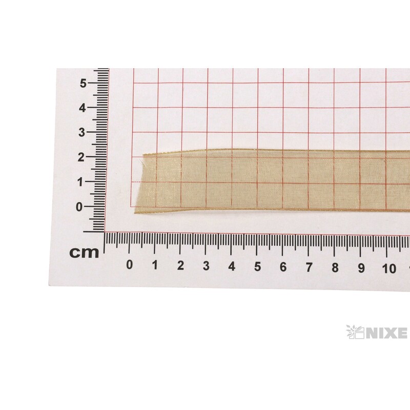 STUHA ORGANZA 25mmx50m*PŘÍRODNÍ 212