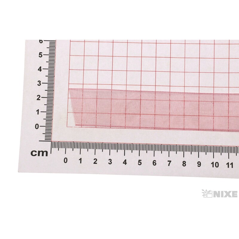 STUHA ORGANZA 25mmx50m*STARORŮŽOVÁ 107