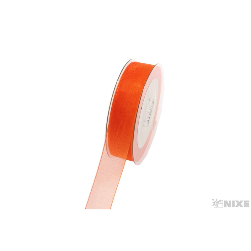 STUHA ORGANZA 25mmx50m*ORANŽOVÁ 236