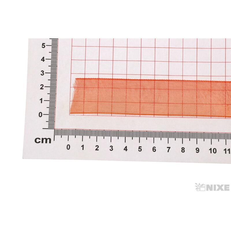 STUHA ORGANZA 25mmx50m*ORANŽOVÁ 236