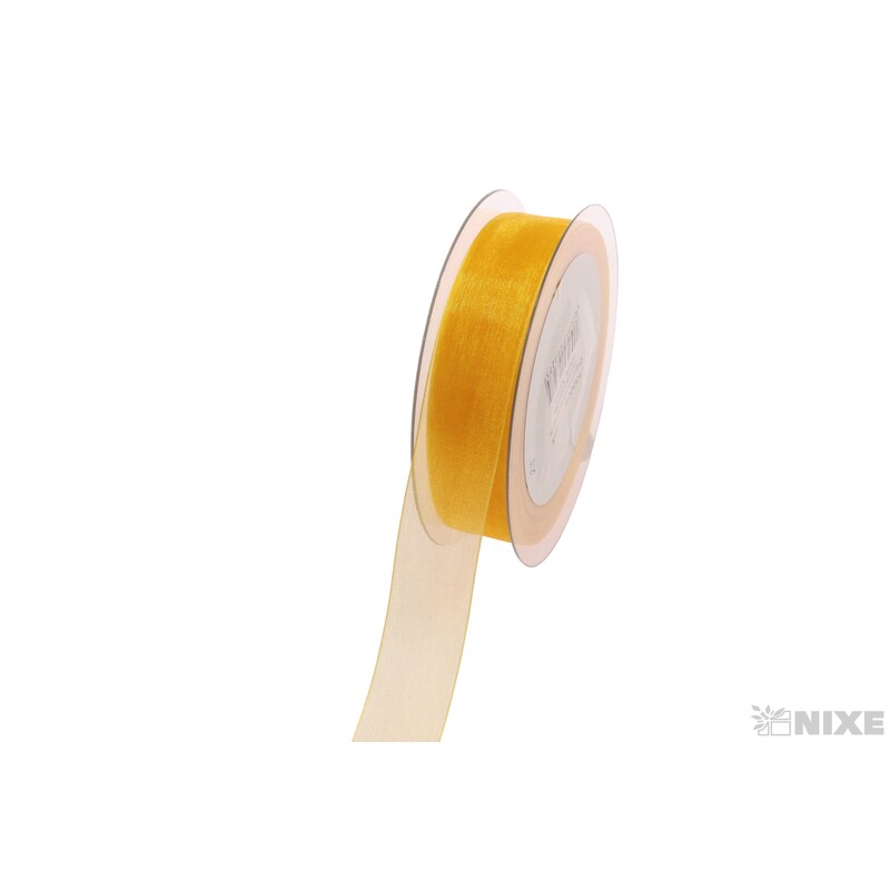 STUHA ORGANZA 25mmx50m*ŽLUTÁ 145