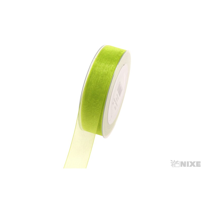 STUHA ORGANZA 25mmx50m*ZELENÁ SV. 104