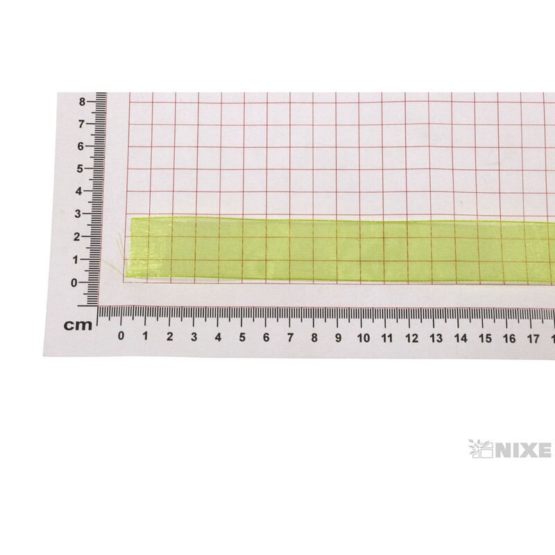 STUHA ORGANZA 25mmx50m*ZELENÁ SV. 104