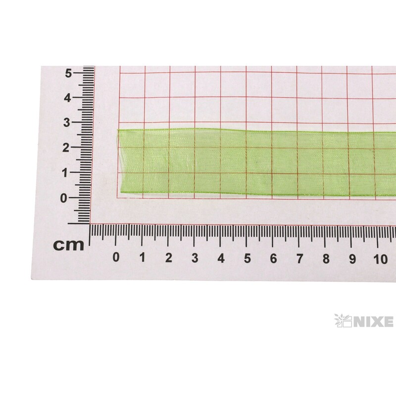 STUHA ORGANZA 25mmx50m*ZELENÁ 210