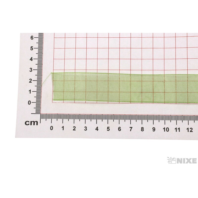 STUHA ORGANZA 25mmx50m*ZELENÁ OLIVOVÁ 112