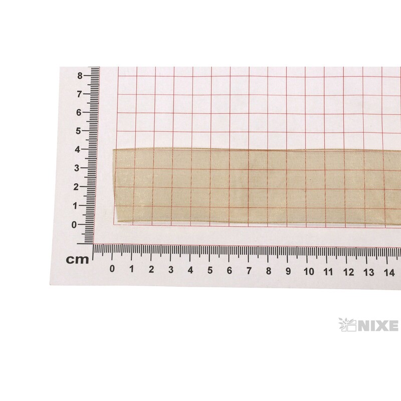 STUHA ORGANZA 40mmx50m*PŘÍRODNÍ 212