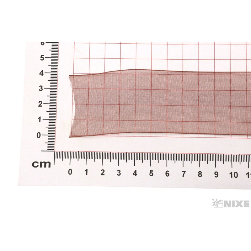 STUHA ORGANZA 40mmx50m*HNĚDÁ 132