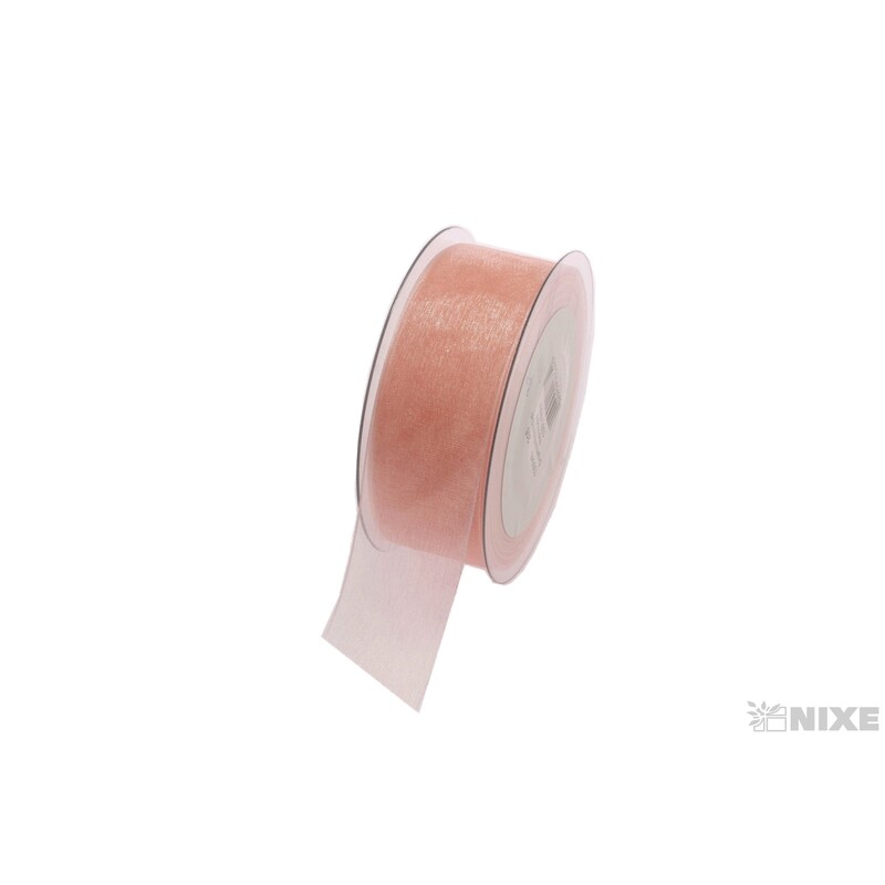 STUHA ORGANZA 40mmx50m*RŮŽOVÁ SV.216