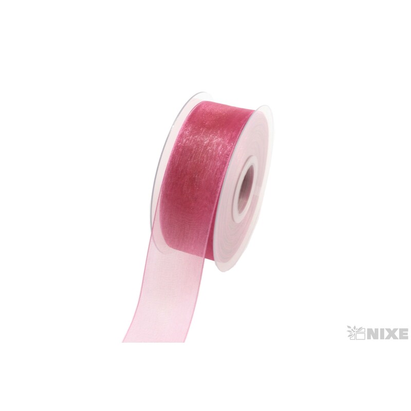 STUHA ORGANZA 40mmx50m*STARORŮŽOVÁ 130