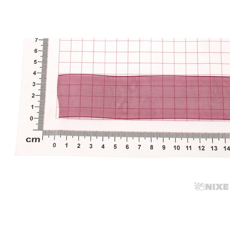 STUHA ORGANZA 40mmx50m*BORDOVÁ 124