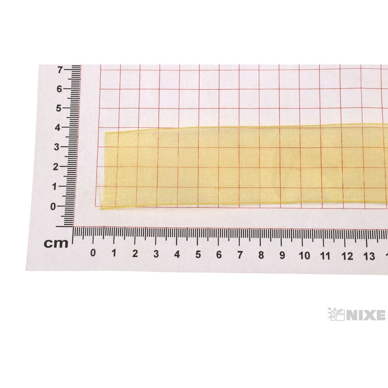 STUHA ORGANZA 40mmx50m*ŽLUTÁ 145