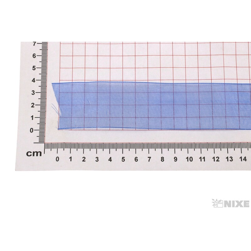 STUHA ORGANZA 40mmx50m*MODRÁ TM. 144