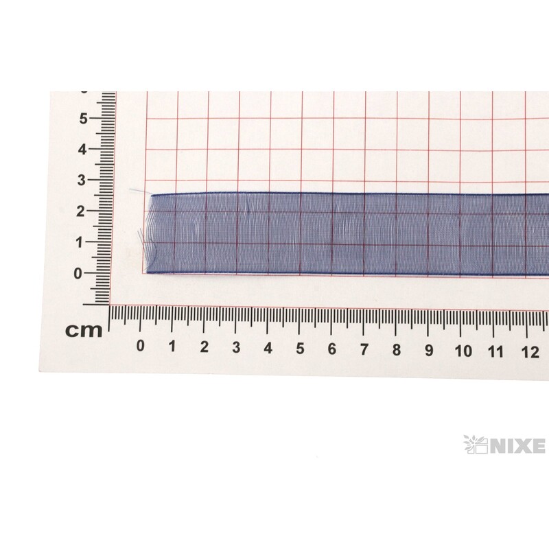 STUHA ORGANZA 25mmx50m*MODRÁ TM. 121